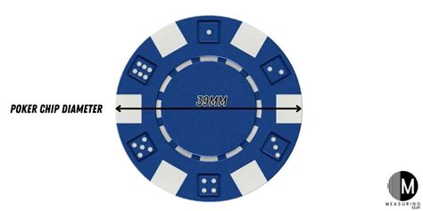 casino chips size